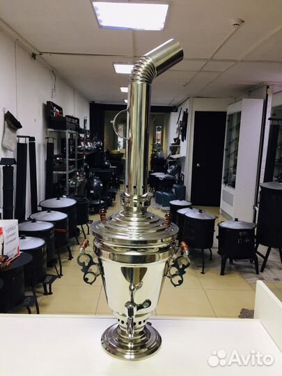 Самовар жаровой русский Малиновка 5 л