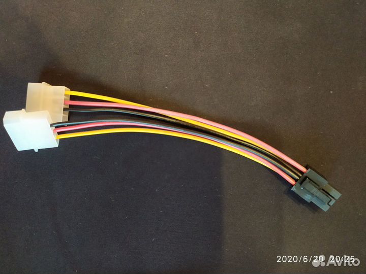 Переходники 8pin-2*molex 6pin-2*molex hdmi-vga