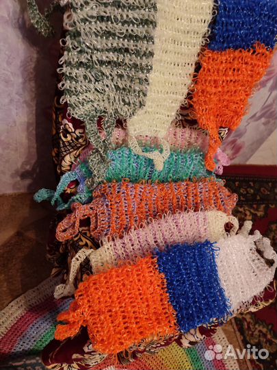 Мочалки ручной вязки