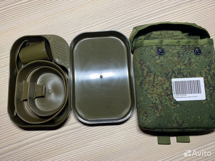 Походный набор посуды нового образца Армии России