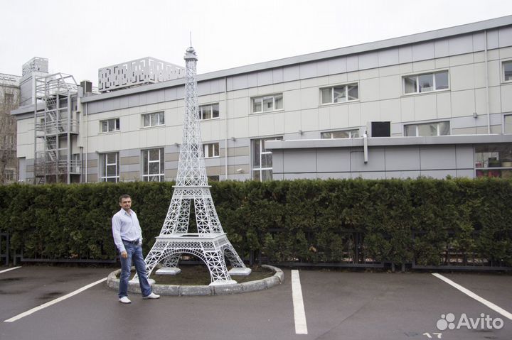 Копия Эйфелевой башни высотой 5 м (металл)