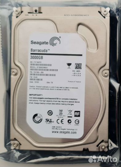 Внешний жесткий диск Seagate 3TB