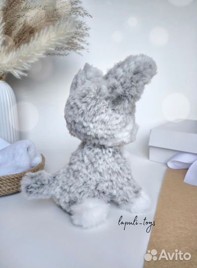 Вязаная игрушка собачка. Игрушка щенок