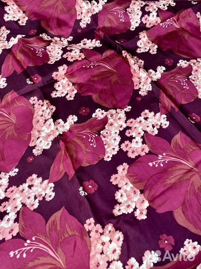 Ткань Весеннее танго. Ацетатный шелк. СССР