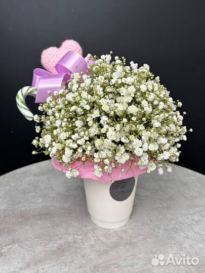 Композиция из гипсофилы