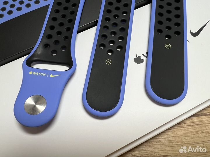 Оригинальный синий Nike ремешок Apple Watch