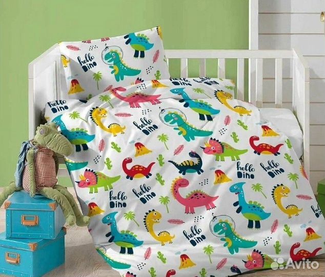 Детский Комплект постельного белья Хлопок