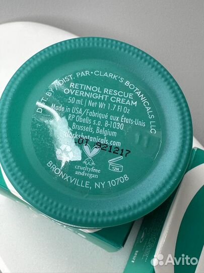 Крем для лица с ретинолом clark's botanicals