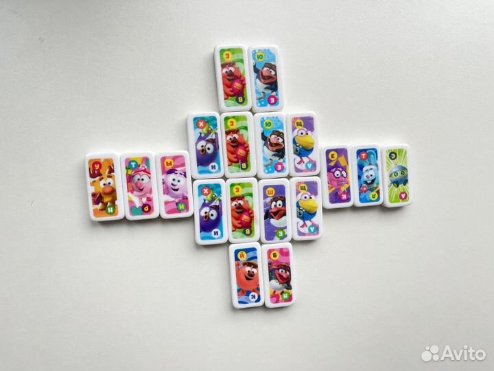 Домино лента смешарики керамика