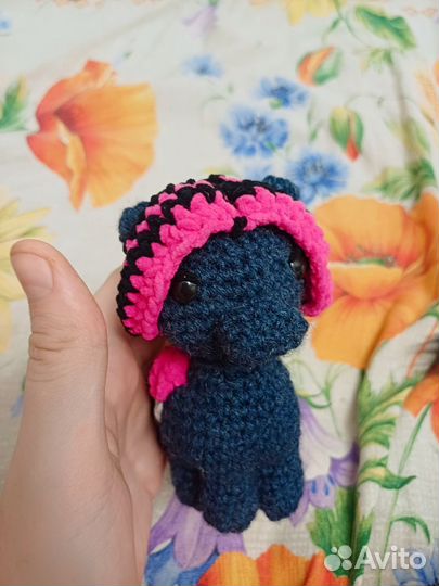 Вязаная игрушка брелок my little pony