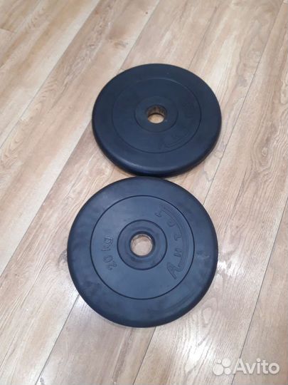 Спортивные блины новые 20кг 51mm