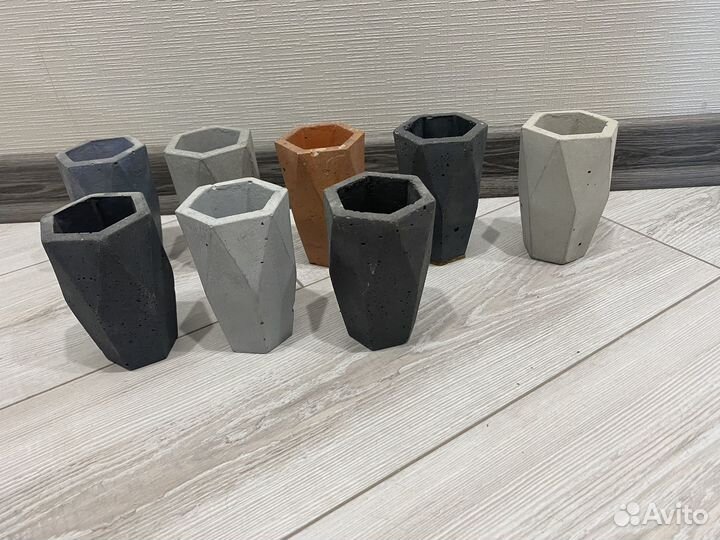 Кашпо горшок формы для свечей пепельница шкатулка