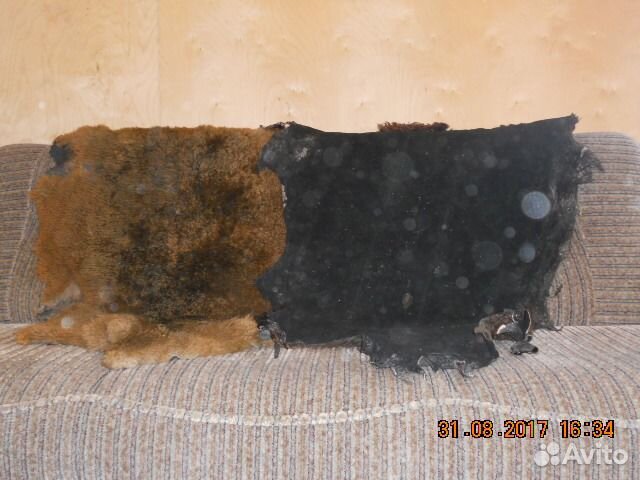 Овечьи шкуры выделанные