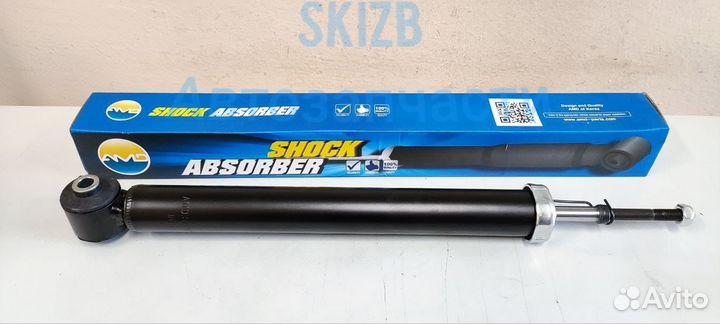 Амортизатор задний на hyundai solaris 2 kia rio 4