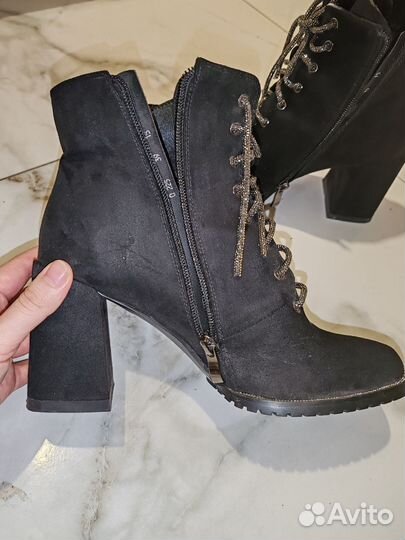 Ботильоны женские замшевые 39 размер