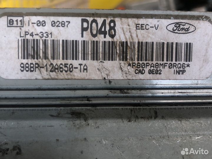 Эбу двигателем Ford Focus 1