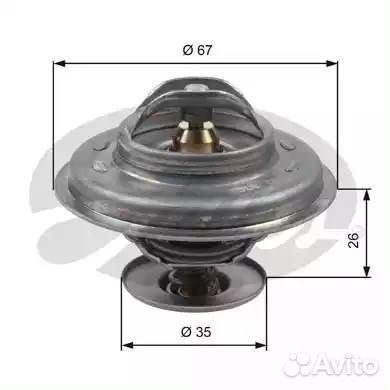 Термостат volvo S80 2.5 TDI 99-06 /V70 2.5 TDI 00