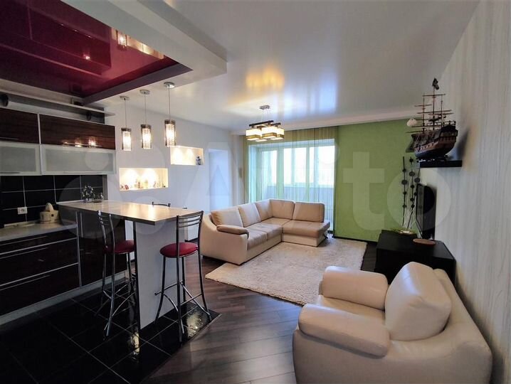 3-к. квартира, 118 м², 2/16 эт.