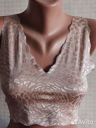 Топ майка бежевый 44-46