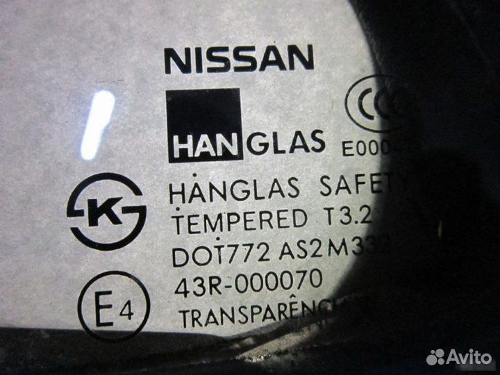 Форточка двери задней Nissan Almera