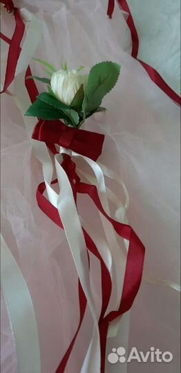 Свадебное украшение авто