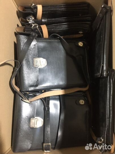 Планшет офицерский кожаный коричневый