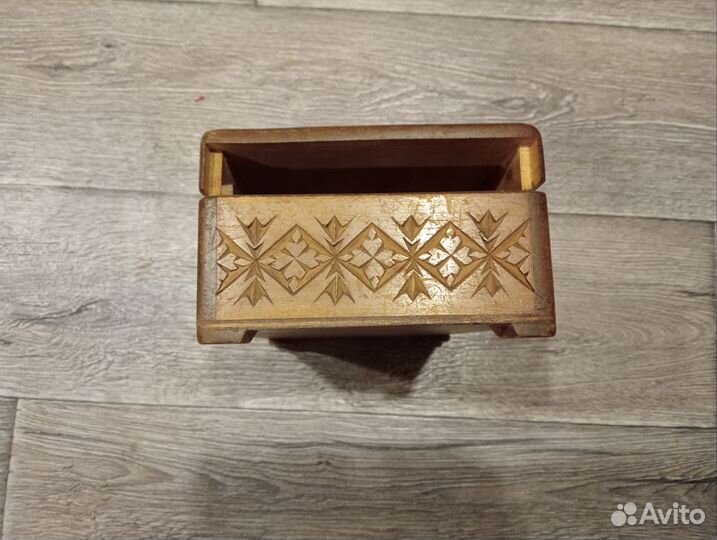 Шкатулка деревянная СССР