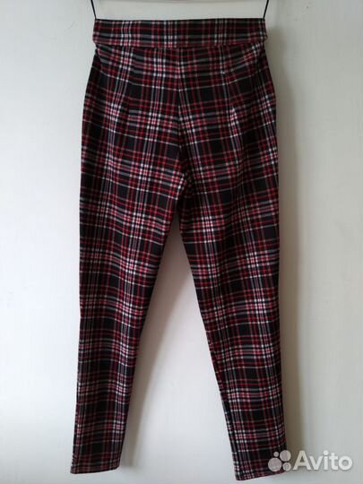 Брюки Шотландская клетка, новые 44 р