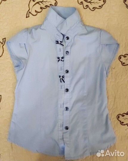 Школьные рубашки для девочки 128 134