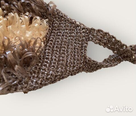 Мочалка для тела вязаная