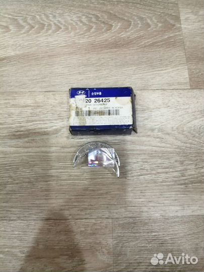 Вкладыши шатунные hyundai