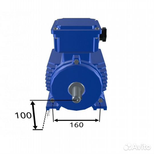 Электродвигатель аир 100L4 (4кВт/1500об.мин)