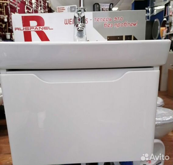 Тумба с раковиной для ванной комнаты, подвесной