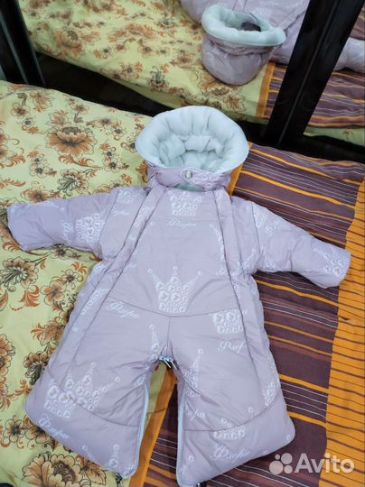 Зимний комбинезон для девочки