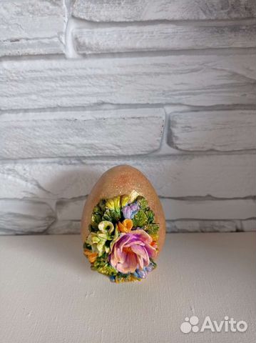 Пасхальный декор. Яйцо из гипса на праздник Пасха