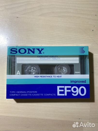 Аудиокассеты sony ef90