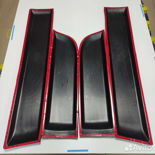 Молдинги дверей renault duster 10-15