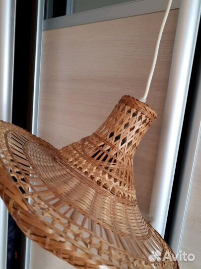 Светильник вьетнам новый солома