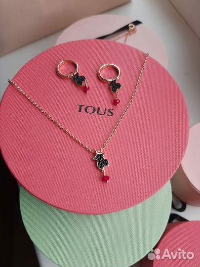 Tous кулон подвеска серьги