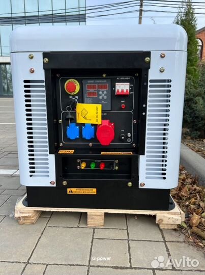 Дизельный генератор 13 kW g-power DG15000SE3 трехф