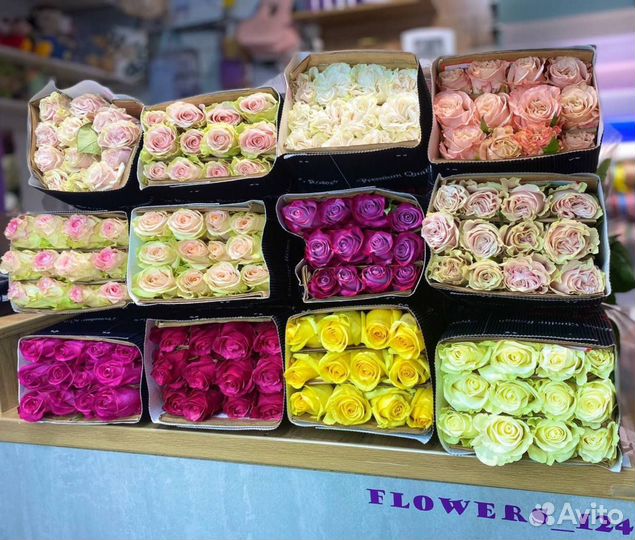 Розы от Flowers124 Букет цветов