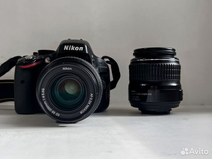 Nikon d5100 double kit 18-55 mm + 55-200mm