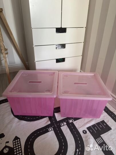 Контейнер (ящик для игрушек) IKEA vessla