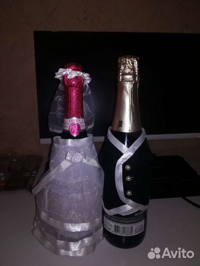 Украшение на бутылку