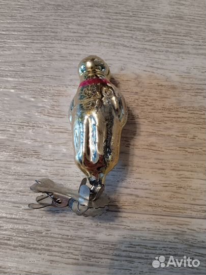 Игрушка винтаж елочная на прищепке