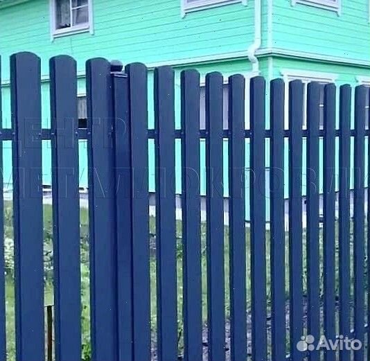 Металлический штакетник 1 метр