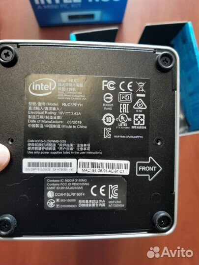 Мини пк Intel NUC