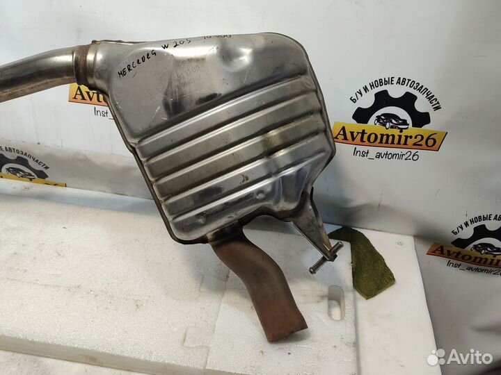 Глушитель задний Mercedes w205