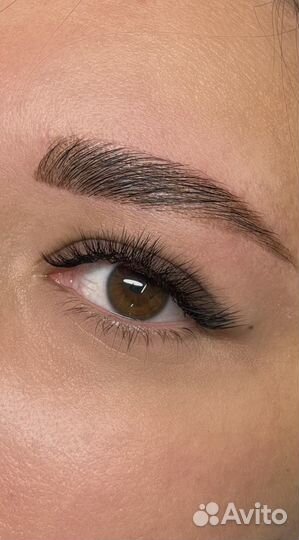 Наращивание ресниц, брови юмр