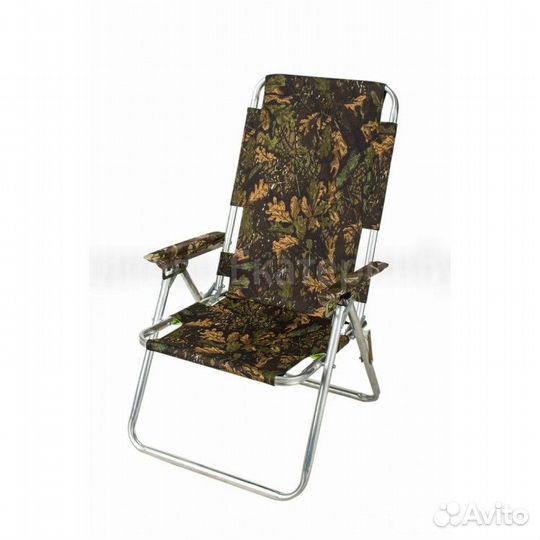 Кресло - шезлонг Медведь алюминиевое №5 складное